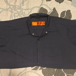 Red Kap LG Dark Blue Work Shirt